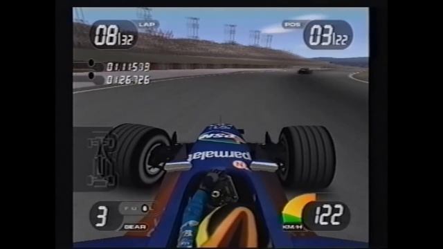 PlayStation2 Formula One 2001 - Spain (excerpts Of Half Distance Race, With Best Lap)