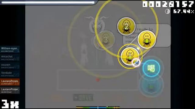 Manqueando un poco - OSU! - Undertale - Lautaro Pro99 смотреть онлайн