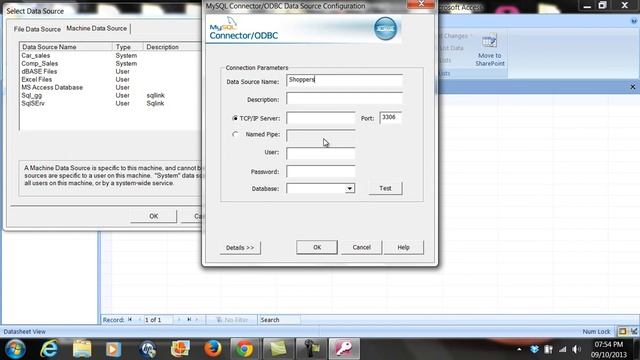 Linking MS Access 2007 to Wamp Server смотреть онлайн