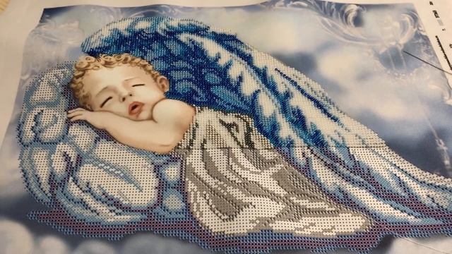 202. Подбор бисера, вышивка и готовый результат «Сладкий сон после добрых дел» от Благовест