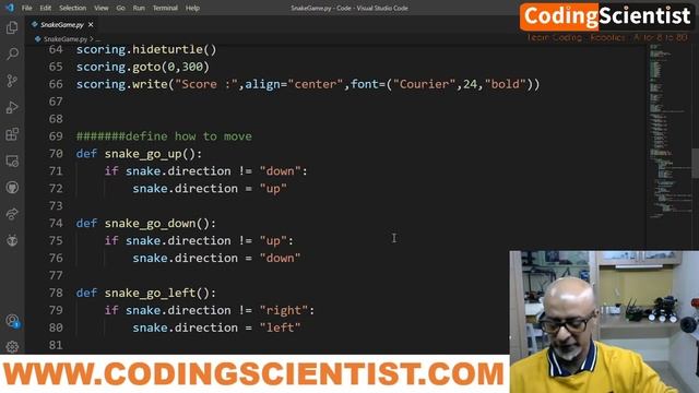 Lesson 26 Funny Python Snake Game смотреть онлайн