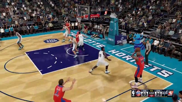 Теодосич пасует в NBA2K16 смотреть онлайн