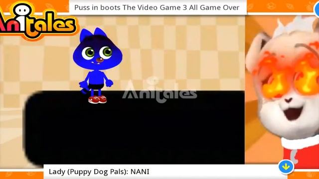 Anitales: "Puss in boots The Video Game 3 All Game Over " - puss in boots fan смотреть онлайн