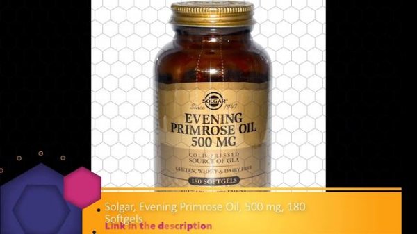 Solgar, Evening Primrose Oil, 500 mg, 180 Softgels