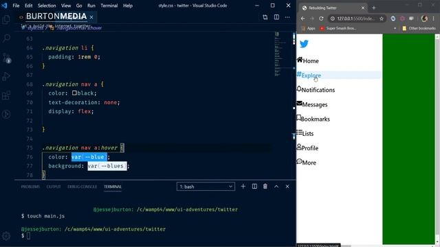 Building Twitter (Day 1) ~ Learn Frontend Web Development смотреть онлайн