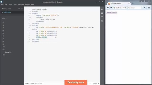 Информатика, 11 класс: Урок 25 Основы HTML - 11 - гиперссылки смотреть онлайн