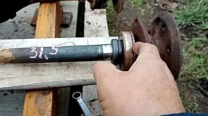 Обрезка мостов Ваз классика на мини трактор переломка.