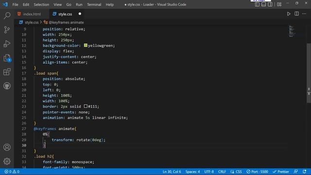 How to Make Loading Animation | Website Preloader | HTML & CSS смотреть онлайн
