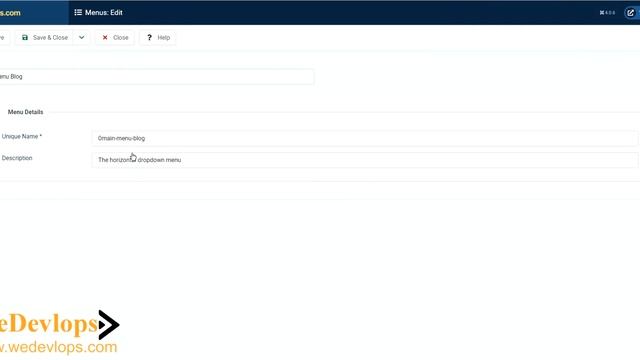 Horizontal menu for Joomla 4 смотреть онлайн