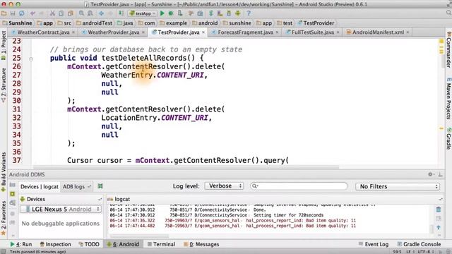 Updating and Deleting Solution - Developing Android Apps смотреть онлайн