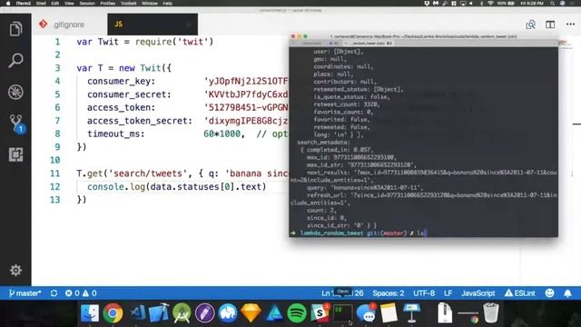 Make a Twitter Bot using AWS with MOBI UT Arlington смотреть онлайн