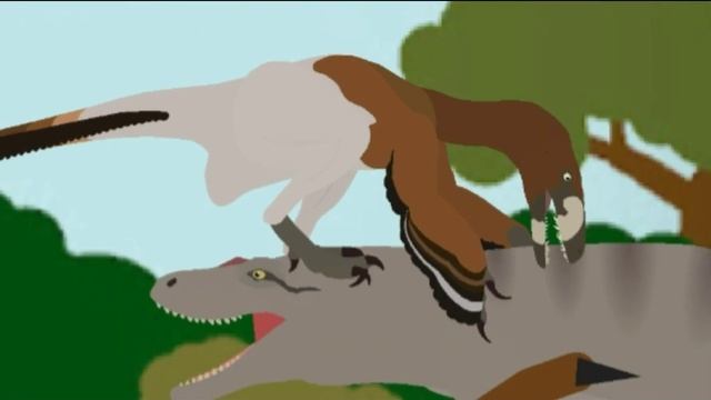Megalania VS Deinonychus | Stick Nodes Animation | PT-BR. смотреть онлайн