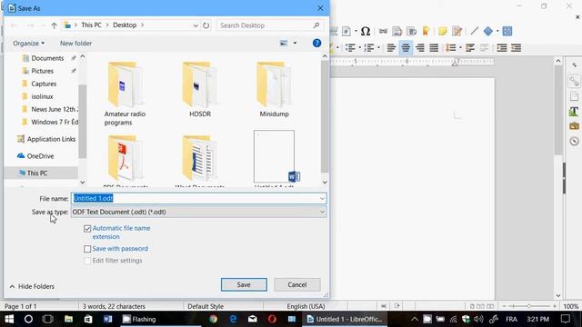 Fixit Tips and tricks How to save Libre Office Open source text document in Word format смотреть онлайн