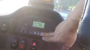 VOLVO BL 71 B экскаватор погрузчик. Сброс сервисного напоминания. Убрать значек ключа с экрана.