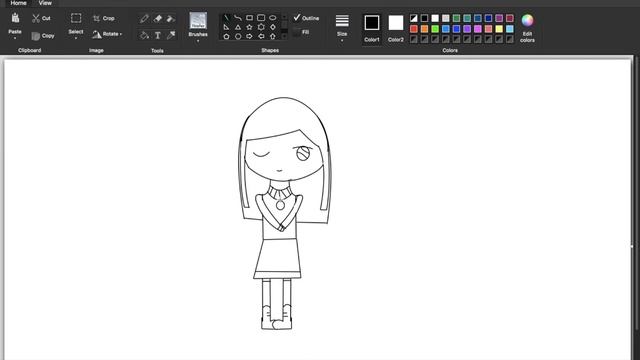 Chilla Sketch 40 - Drawing Character by me ( Paint x ) смотреть онлайн