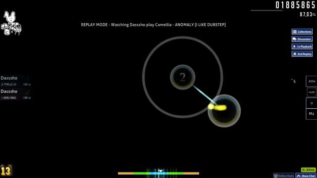 osu! | Camellia - ANOMALY [I LIKE DUBSTEP] Pass!!!!!!!!!!!!!!!!!!!!! смотреть онлайн