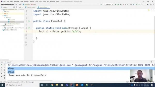 Java Fundamentals - Lesson 62 -  NIO, java.nio