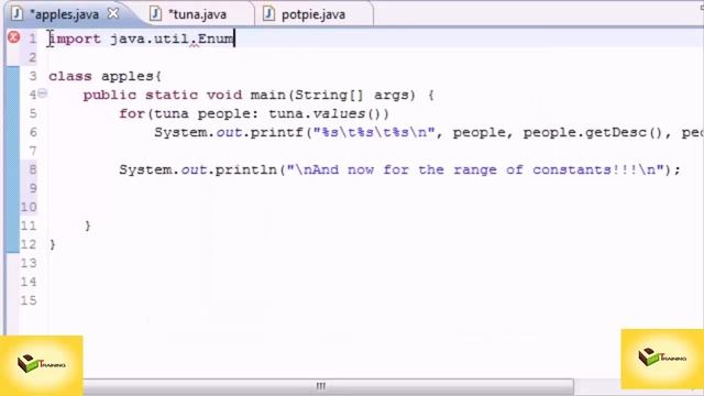Java Programming Tutorial 45 EnumSet range смотреть онлайн