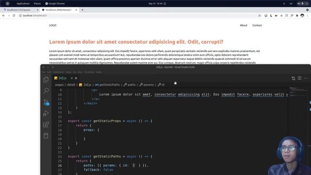 NextJS tutorial for beginners #EP7 ( Dynamic Data fetching in Next !!! ) смотреть онлайн