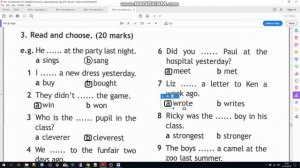 Spotlight 4 класс. Тест Модуль 7 A