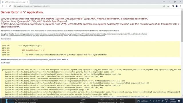 LINQ to Entities does not recognize the method 'System.Linq.IQueryable' смотреть онлайн