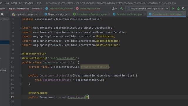 Crear el controlador para guardar y obtener por ID - Microservicios Spring Boot usando RestTemplate смотреть онлайн