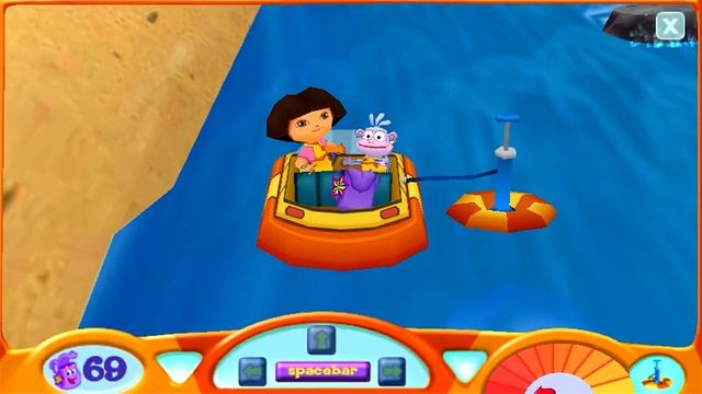 Dora the Explorer™: Rapido River Rafting Race (PC 2005) - Full Game HD Walkthrough - No Commentary смотреть онлайн