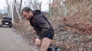 Заминированный мужик. Второй тапок в подарок !))