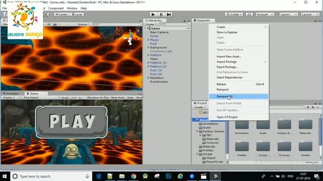 An assembly with the same name `UnityEngine UI' has already been imported in ||Unity Games смотреть онлайн