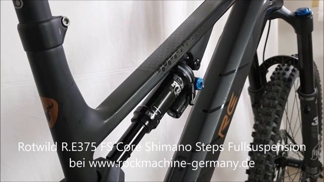 Rotwild R.E 375 FS Core Shimano Steps EP8 Fox 36 Float Shimano XT 8100 Elektro Mountain Bike 2021 смотреть онлайн