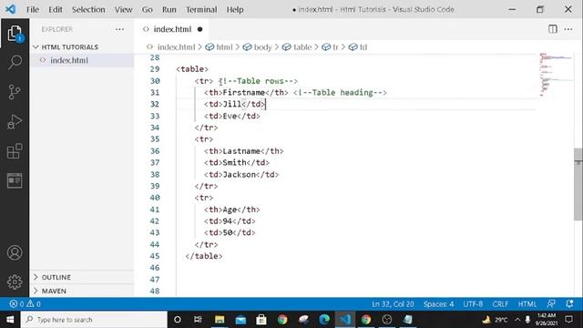 HTML INLINE CSS table Headers 1 OL2 UL 1 смотреть онлайн