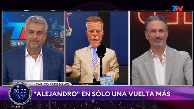 TARICO FAKE NEWS: “ALEJANDRO FANTINO” en "Sólo una vuelta más" смотреть онлайн