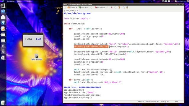 python : Tkinter ( Window , Button, Label ... ) смотреть онлайн