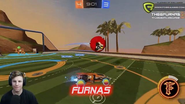 ROCKET LEAGUE BUT IT'S ANGRY BIRDS | Rocket League Angry Balls Workshop Map