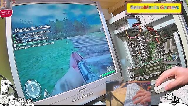 Call Of Duty 1 - Pentium III 500 mhz + Nvidia G-Force 2MX 32mb смотреть онлайн