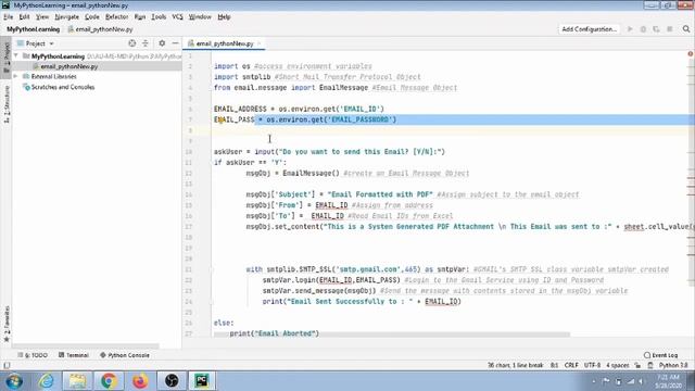 Send Emails with Python EP-1 | Python Application Bootcamp смотреть онлайн