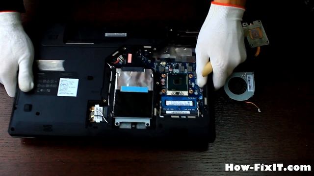 Lenovo G570, G575 Disassembly And Fan Cleaning