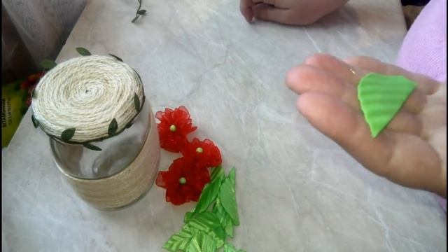 Украшение баночки на Крещение. Вариант 2 смотреть онлайн