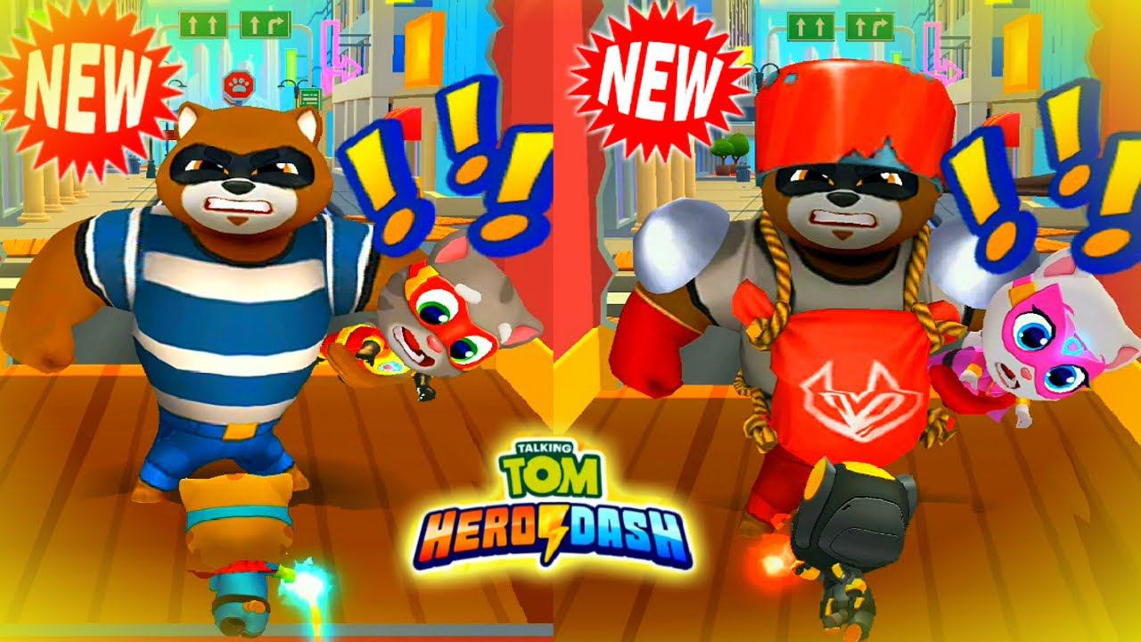 ГОВОРЯЩИЙ ТОМ ПОГОНЯ ГЕРОЕВ #12 ОБНОВЛЕНИЕ Talking Tom Hero Dash лучше Бег за золотом смотреть онлайн