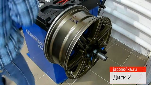 Проверка на балансировочном станке дисков Bridgestone BEO