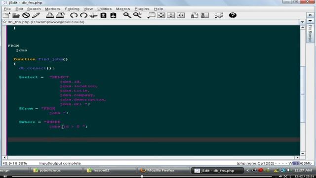 PHP & MYSQL Job Board from Scratch - Php to Mysql part 1 смотреть онлайн