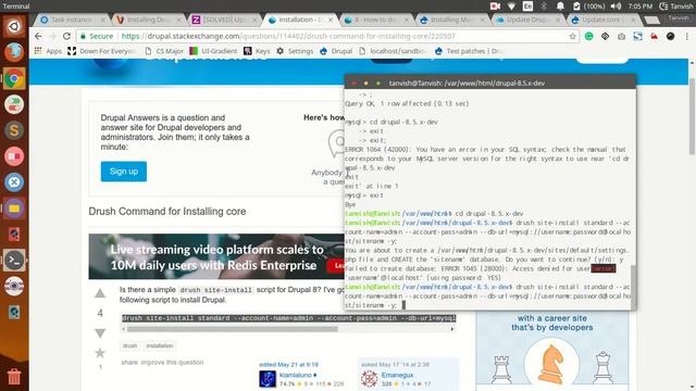 Familiarising with Drush. смотреть онлайн
