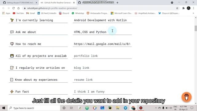 How to create a Github ReadMe within 5 mins | no need to write code? смотреть онлайн