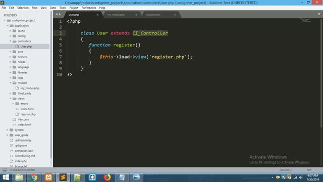 Codigniter Tutorial for beginners part 4 смотреть онлайн