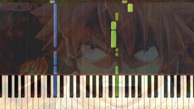 [Fairy Tail] ED 2 Tsuioku Merry Go Round Piano Synthesia Tutorial смотреть онлайн
