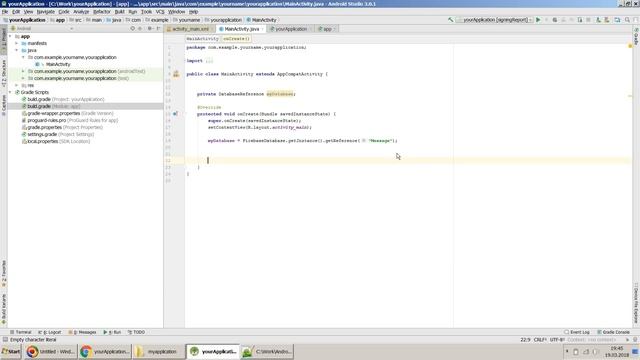 How to build a chat message App in Android Studio using Firebase database for beginners? смотреть онлайн