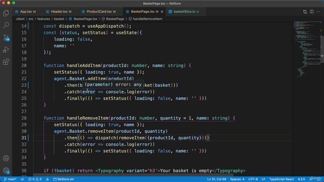 8 Refactoring the app to use the redux store смотреть онлайн