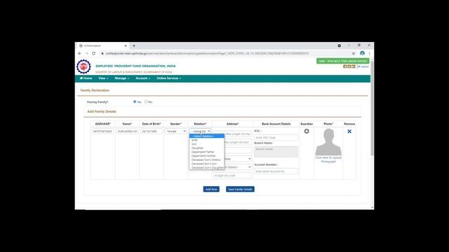 PF NOMINATION ONLINE, EPF E-Nomination, Easily Nomination In PF