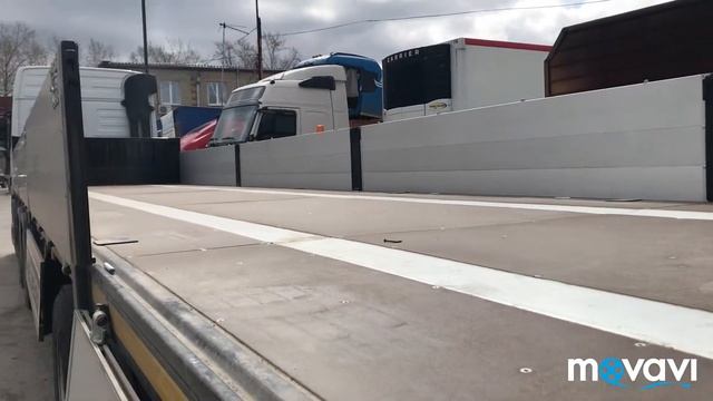 Отгрузка нового бортового полуприцепа Steelbear в Томск, компания ТОМаг 07.05.18 г.