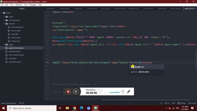 MLM Matrix Plan Website in PHP || Agent Acivation and Level Income Distribution || MLM MATRIX : 4 смотреть онлайн